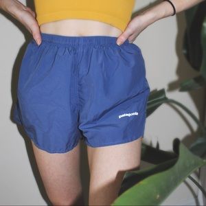 Patagonia Blue Running Shorts